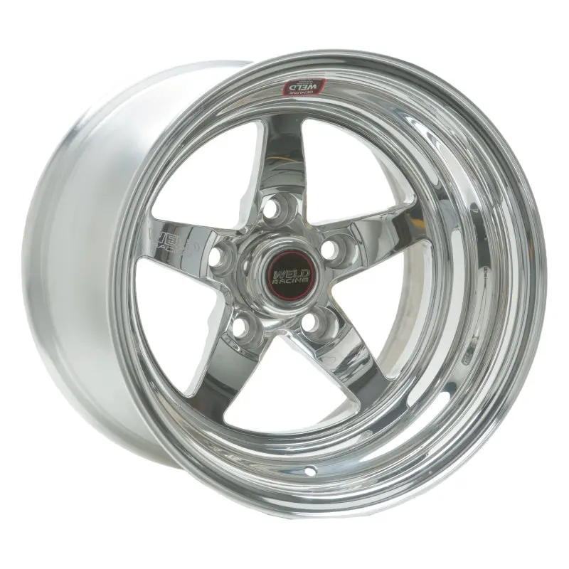 Weld S71 15X18.33 / 5X4.5 Bp / 6.5In. Bs Polished Wheel (Medium Pad) - Non-Beadlock 1