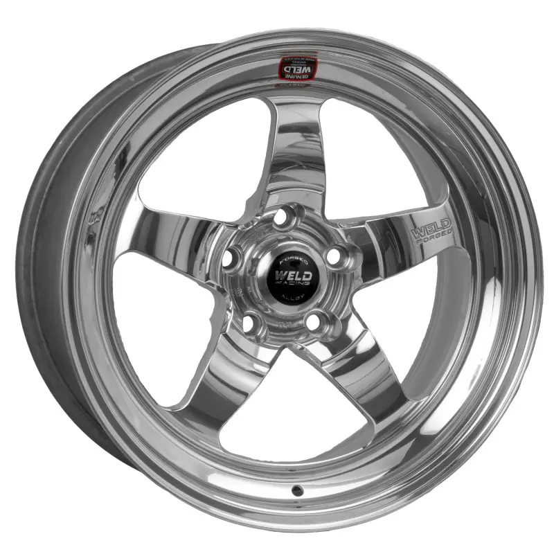 Weld S71 18X8 / 5X4.75 Bp / 5.2In. Bs Polished Wheel (Low Pad) - Non-Beadlock 1
